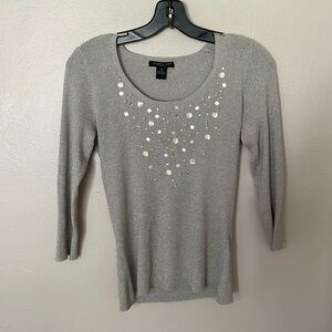 NWOT August Silk Petite Holiday Top. PM